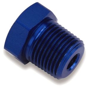 EARLS - NPT MALE PLUG - ALLOY - BLUE