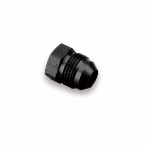 EARLS - AN MALE PLUG - ALLOY - BLACK