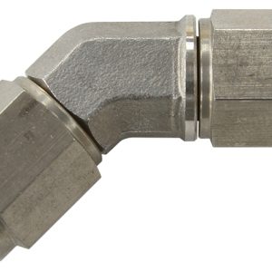 AEROFLOW - AN FMEALE / FEMALE - 45° - STAINLESS