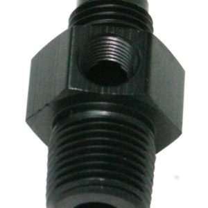AEROFLOW - AN MALE / NPT MALE - NPT PORT - STR - ALLOY - BLA