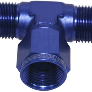AEROFLOW - AN MALE / FEMALE - 90° - BLUE - ALLOY